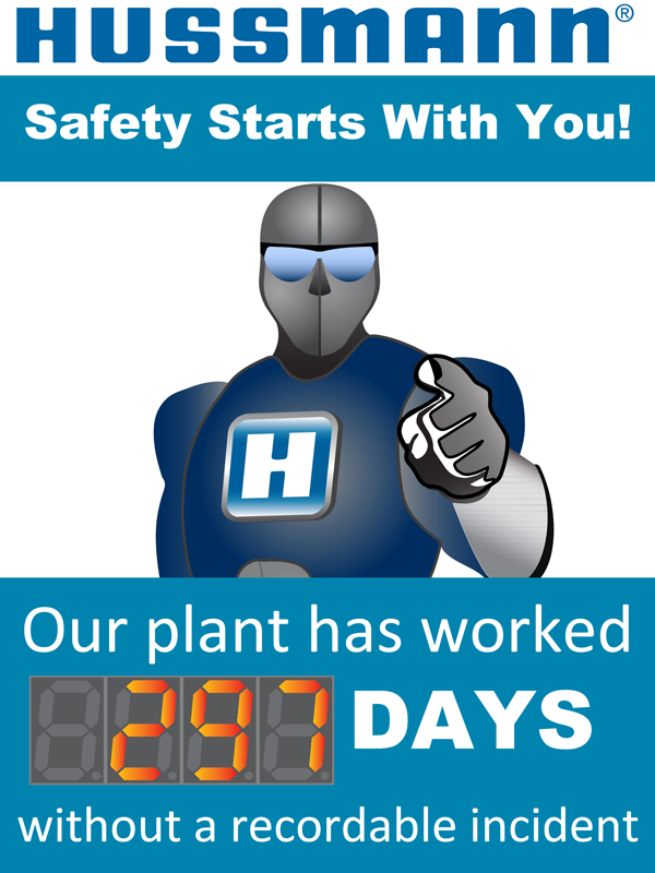 Accident Free Days Signs track your safely worked days.