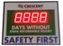 Safety First! Days without OSHA recordable injury