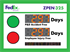 Picture of Two Large Displays, Red and Green Stop lights, Scrolling Message (36Hx48W)