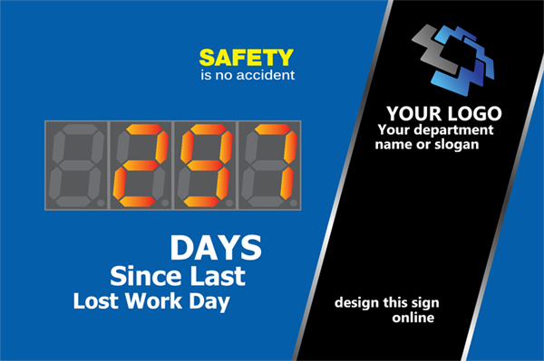 Days since last work day generic design