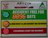 Picture of Stoplight Scoreboard with Large Counter and Scrolling Message (48Hx60W)