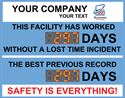 This facility has worked days without a lost time incident.  The best previous record days.  Safety is everything!