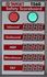 Picture of Custom Traffic Light Scoreboard with Five Large Displays and Red/Green Stoplights (60Hx36W)