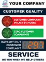 Picture of Customer Quality Scoreboard with Day Counter Display (48Hx36W)