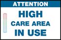 Picture of Warning Sign with Multicolor Bar (24Hx36W)