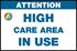 Picture of Warning Sign with Multicolor Light (24Hx36W)