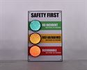 Picture of Stoplight Safety Sign (36Hx24W)