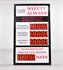 Picture of Custom Safety Record Sign with Four Large Counters (60Hx36W)