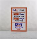 Picture of Days Without Accident Sign with Two Displays (36Hx24W)
