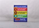 Picture of Stoplight Days Without an Accident Sign with Numeric Display (28Hx22W)