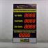 Picture of Custom Safety Record Sign with Four Large Counters (60Hx36W)