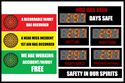 Picture of Stoplight Sign with 5 Displays (24Hx36W)