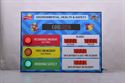 Picture of Scrolling Message Stoplight Sign with Four Displays (36Hx48W)