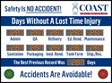 Picture of Sign with 11 Displays and red/green stoplights (36Hx48W)