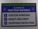 Picture of Sign No Displays (48Hx72W)