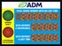 Picture of One Eight Digit Large Displays, Two Large 5 Digit, Red and Green Stop lights Sign (36Hx48W)