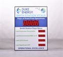 Picture of Sign with four Counters and Large Numeric Display (48Hx36W)