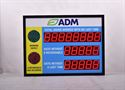 Picture of One Eight Digit Large Displays, Two Large 5 Digit, Red and Green Stop lights Sign (36Hx48W)