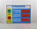 Picture of Three Large Displays, Red and Green Stop lights Sign (36Hx48W)