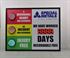 Picture of Stoplight Safety Sign with Large Counter (48Hx60W)