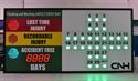 Picture of Stoplight Scoreboard with One Five Inch Display and Large Safety Cross (48Hx96W)