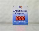 Picture of Sign with 5” Three Digit Counter (28Hx22W)