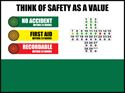 Picture of Sign Stoplights and Safety Cross (36Hx48W)