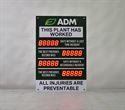 Picture of Sign with Four Five Digit Displays (36Hx24W)