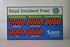 Picture of Sign with Five Large Counters (36Hx60W)