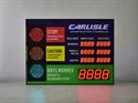 Picture of Stoplight Sign with Large Display and Six Small Displays (36Hx48W)