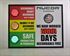Picture of Stoplight Safety Sign with Large Counter (48Hx60W)
