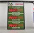 Picture of Custom Electronic Safety Sign with Three Large Counters (60Hx36W)