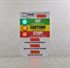 Picture of 4" Stoplights and four 2.3" Numeric Displays (36Hx24W)