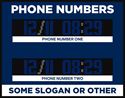 Picture of Sign With Two 4" 16x96 Flex Displays (22Hx28W)