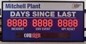 Picture of Sign with Three Eight Inch Displays and Large Scrolling Message (48Hx96W)