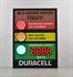 Picture of Stoplight Days Without Accident Signs with Large Display (48Hx36W)