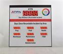 Picture of Sign with 5" Counter and seven numeric displays (48Hx48W)