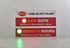 Picture of Sign with 4 and 8 Digit Displays and Multicolor Lights (24Hx36W)
