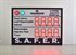 Picture of Sign with Two 8" Displays and red green stop lights (36Hx48W)