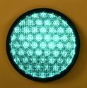 Picture of 8 INCH GREEN STOPLIGHT WITH LENS (ASSEMBLY)