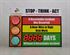Picture of Stoplight Days Without an Accident Sign with Large Display (36Hx48W)