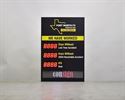 Picture of Sign with Three Displays and Scrolling Message (36Hx24W)