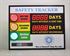 Picture of Stoplight Scoreboard with Two Large Counters and Scrolling Message (48Hx60W)