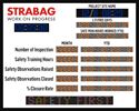 Picture of Sign with five 5 digit displays, seven 12 digit displays, 4" flex displays and marquee (48Hx60W)